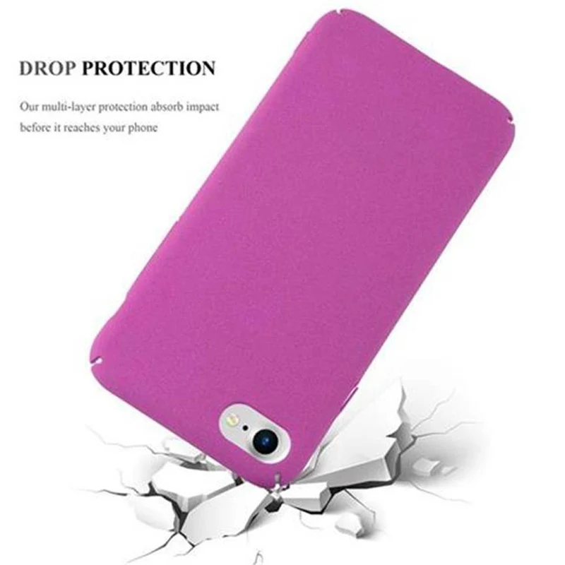 Cadorabo Hülle kompatibel mit Apple iPhone 7 / 7S / 8 / SE 2020 Hard Case Schutzhülle in Frosted Optik gegen Kratzer und Stöße
