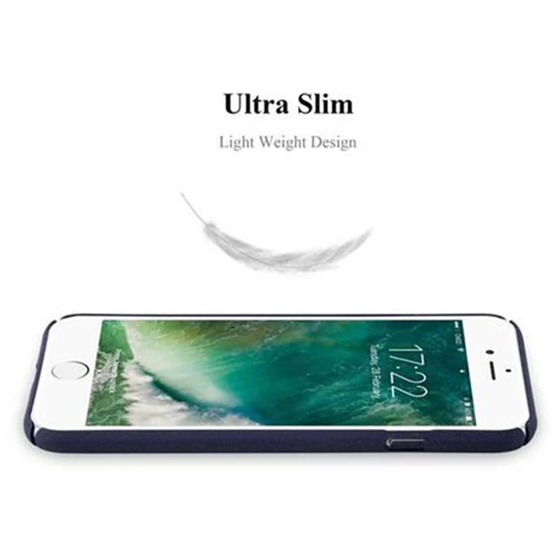 Cadorabo Hülle kompatibel mit Apple iPhone 7 / 7S / 8 / SE 2020 Hard Case Schutzhülle in Frosted Optik gegen Kratzer und Stöße