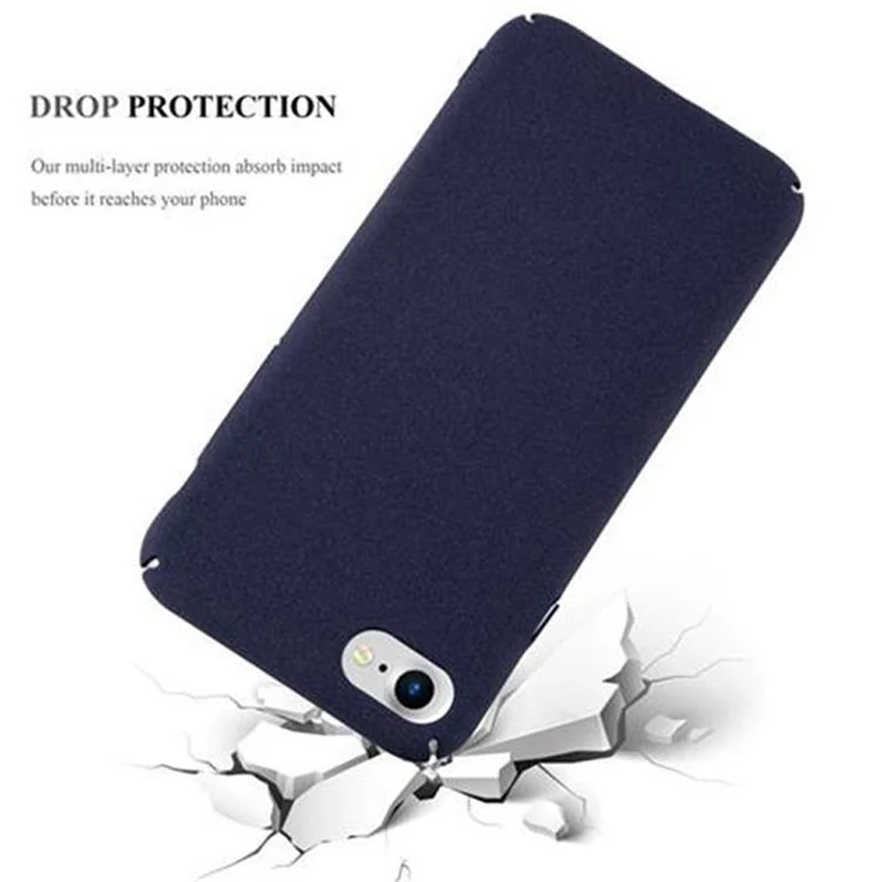 Cadorabo Hülle kompatibel mit Apple iPhone 7 / 7S / 8 / SE 2020 Hard Case Schutzhülle in Frosted Optik gegen Kratzer und Stöße