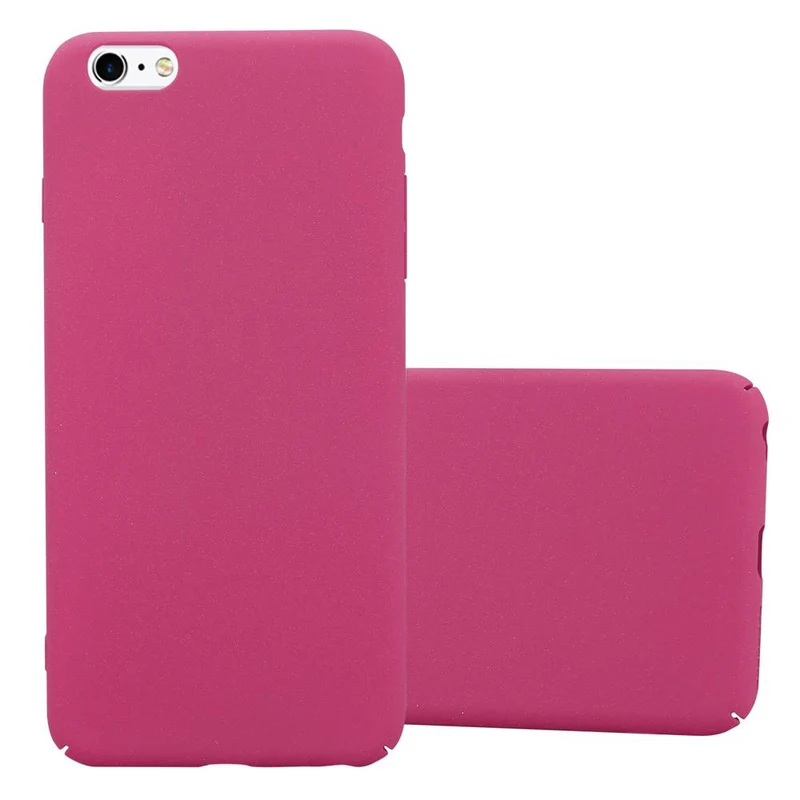 Cadorabo Hülle kompatibel mit Apple iPhone 6 PLUS / 6S PLUS Hard Case Schutzhülle in Frosted Optik gegen Kratzer und Stöße