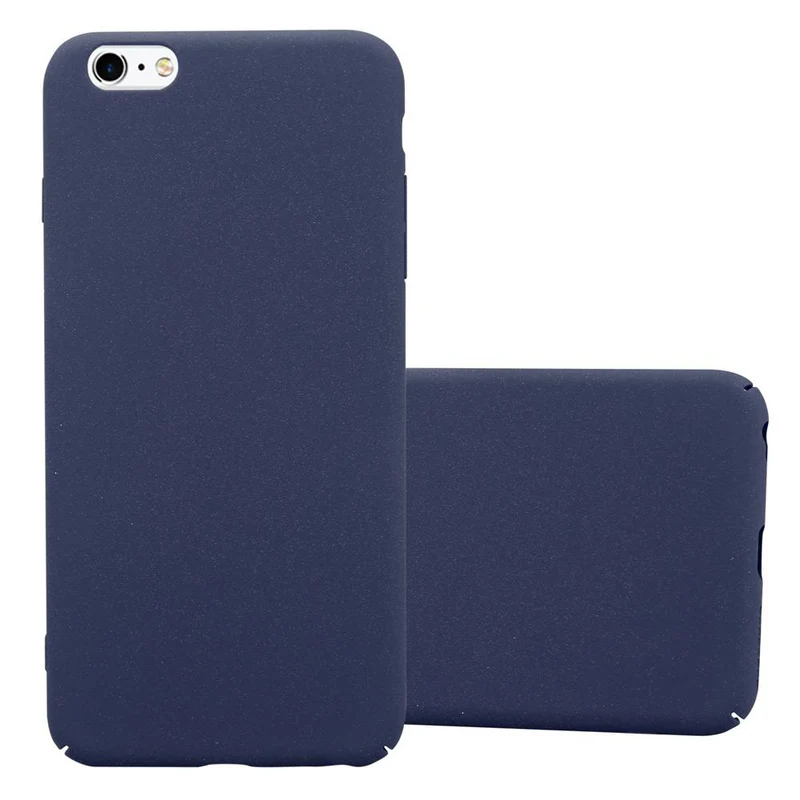 Cadorabo Hülle kompatibel mit Apple iPhone 6 PLUS / 6S PLUS Hard Case Schutzhülle in Frosted Optik gegen Kratzer und Stöße