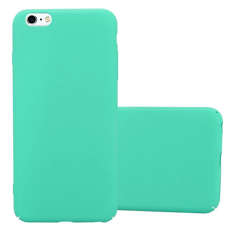 Cadorabo Hülle kompatibel mit Apple iPhone 6 PLUS / 6S PLUS Hard Case Schutzhülle in Frosted Optik gegen Kratzer und Stöße