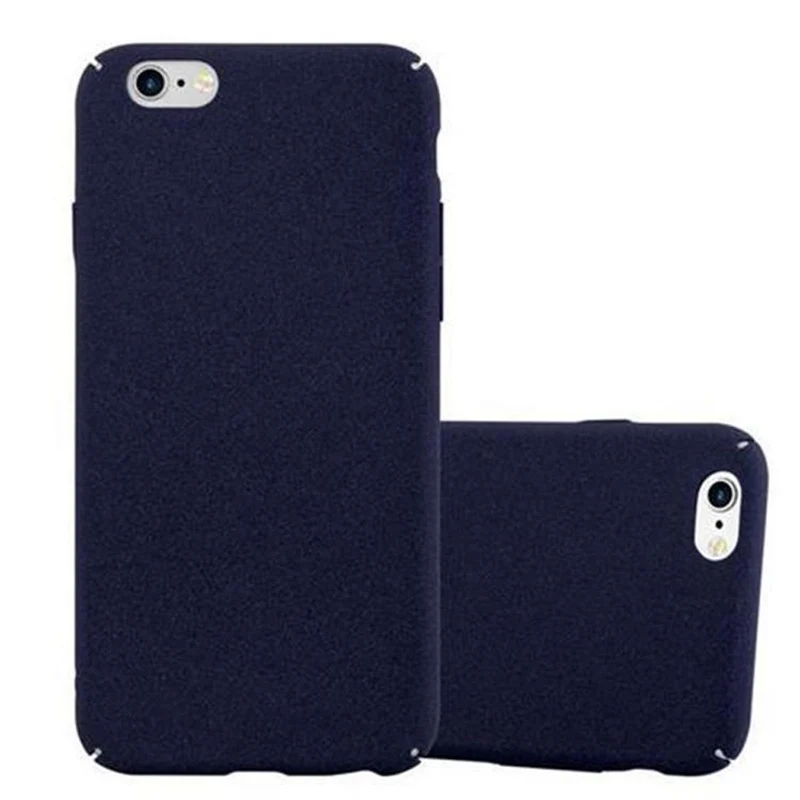 Cadorabo Hülle kompatibel mit Apple iPhone 6 / 6S Hard Case Schutzhülle in Frosted Optik gegen Kratzer und Stöße
