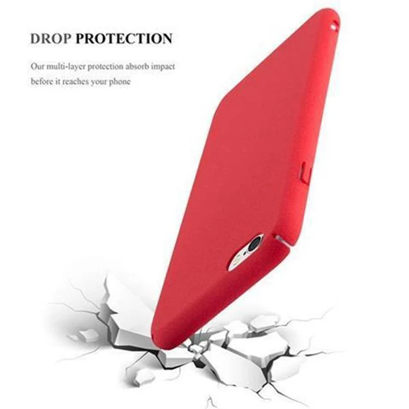Cadorabo Hülle kompatibel mit Apple iPhone 6 / 6S Hard Case Schutzhülle in Frosted Optik gegen Kratzer und Stöße