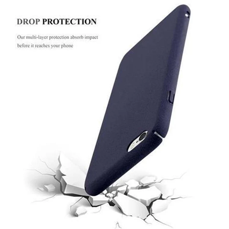 Cadorabo Hülle kompatibel mit Apple iPhone 6 / 6S Hard Case Schutzhülle in Frosted Optik gegen Kratzer und Stöße
