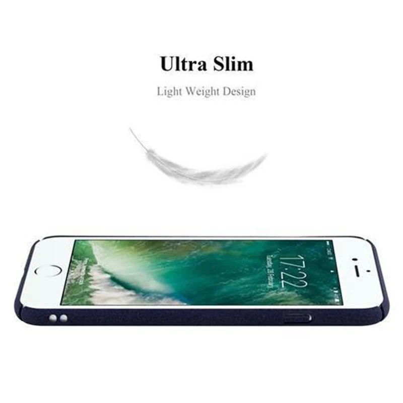 Cadorabo Hülle kompatibel mit Apple iPhone 6 / 6S Hard Case Schutzhülle in Frosted Optik gegen Kratzer und Stöße