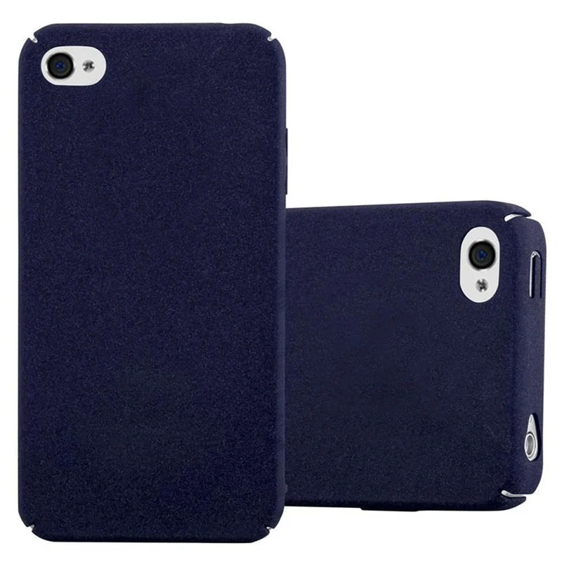 Cadorabo Hülle kompatibel mit Apple iPhone 4 / 4S Hard Case Schutzhülle in Frosted Optik gegen Kratzer und Stöße
