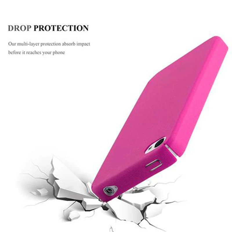 Cadorabo Hülle kompatibel mit Apple iPhone 4 / 4S Hard Case Schutzhülle in Frosted Optik gegen Kratzer und Stöße