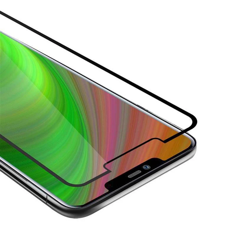 Cadorabo Vollbild Panzer Folie kompatibel mit Huawei MATE 20 PRO - Schutzfolie Gehärtetes (Tempered) Display-Schutzglas in 9H Härte mit 3D Touch