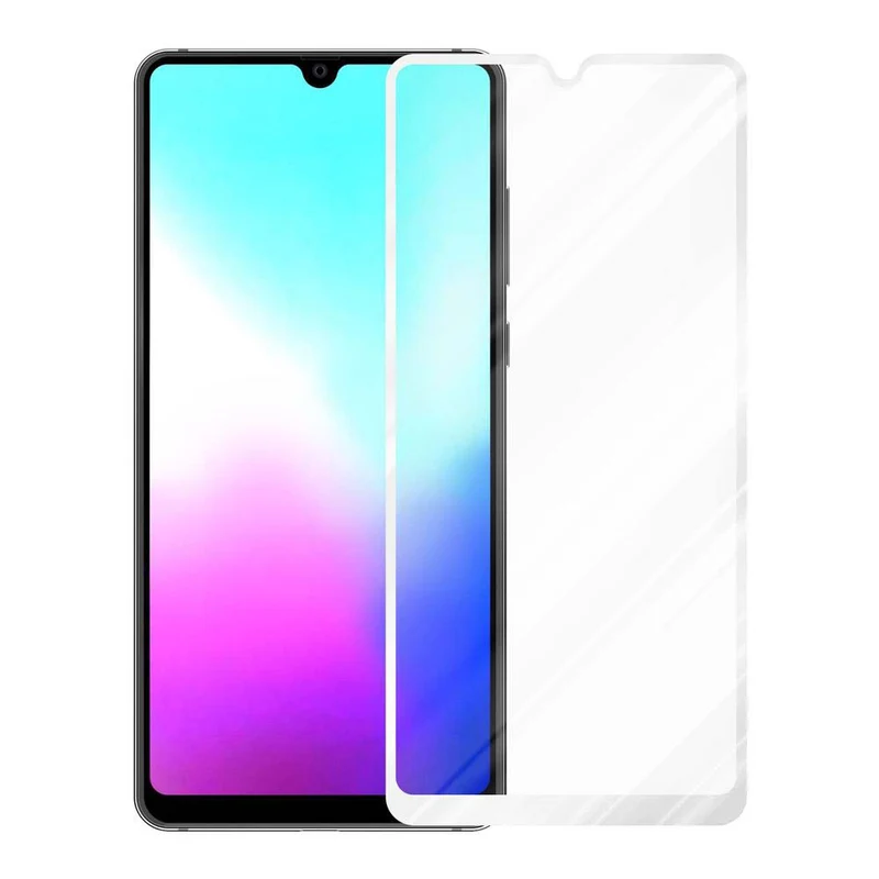 Cadorabo Vollbild Panzer Folie kompatibel mit Huawei MATE 20 - Schutzfolie Gehärtetes (Tempered) Display-Schutzglas in 9H Härte mit 3D Touch