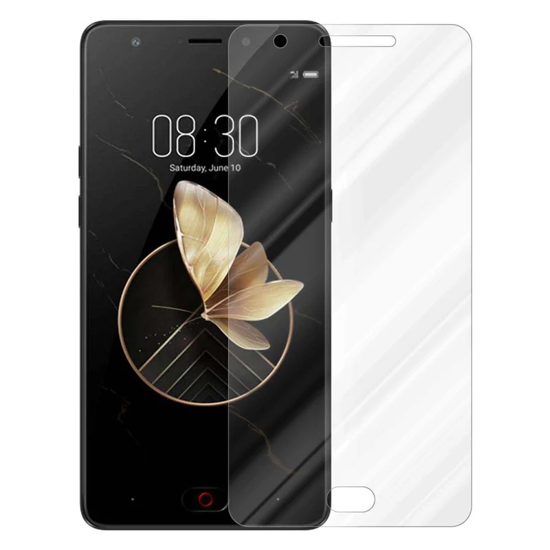 Cadorabo Panzer Folie kompatibel mit ZTE Nubia M2 - Schutzfolie Gehärtetes (Tempered) Display-Schutzglas in 9H Härte mit 3D Touch Kompatibilität