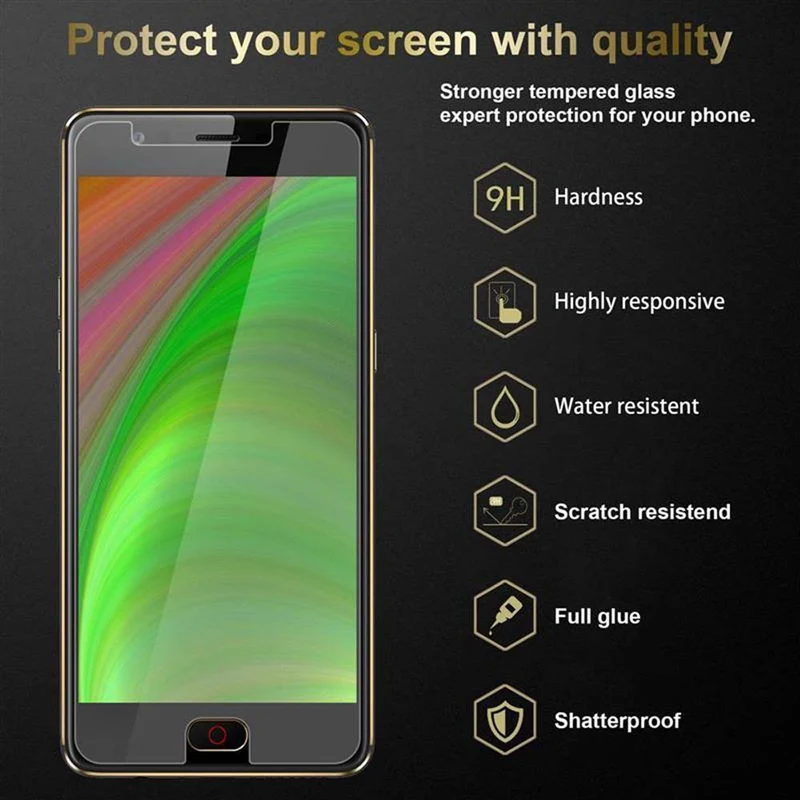Cadorabo Panzer Folie kompatibel mit ZTE Nubia M2 - Schutzfolie Gehärtetes (Tempered) Display-Schutzglas in 9H Härte mit 3D Touch Kompatibilität