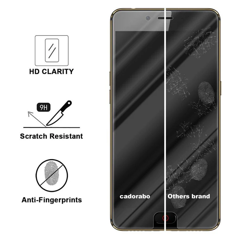 Cadorabo Panzer Folie kompatibel mit ZTE Nubia N2 - Schutzfolie Gehärtetes (Tempered) Display-Schutzglas in 9H Härte mit 3D Touch Kompatibilität