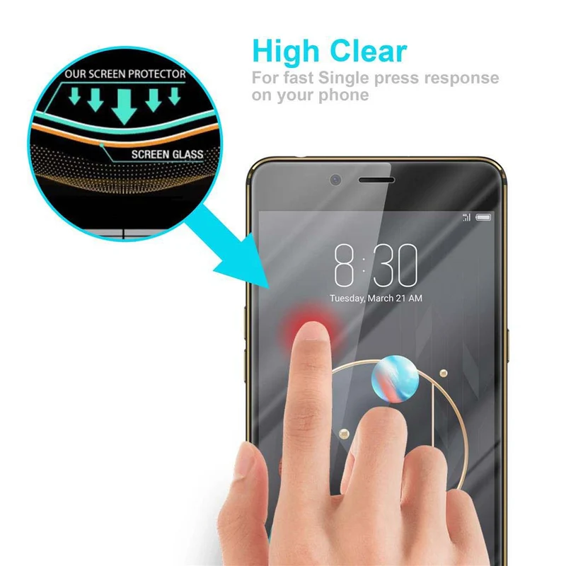 Cadorabo Panzer Folie kompatibel mit ZTE Nubia N2 - Schutzfolie Gehärtetes (Tempered) Display-Schutzglas in 9H Härte mit 3D Touch Kompatibilität