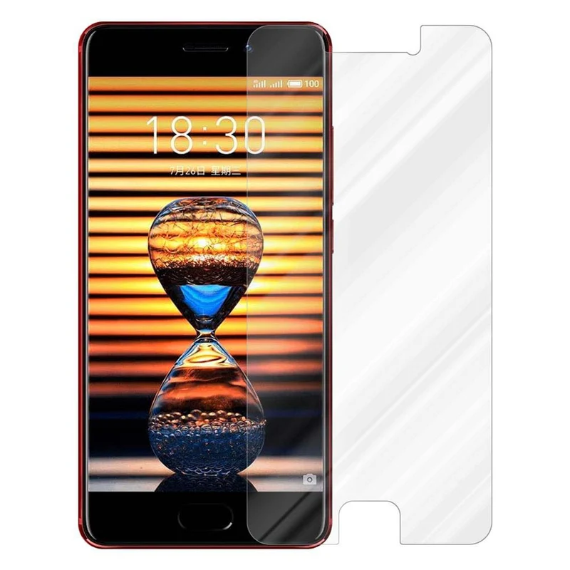 Cadorabo Panzer Folie kompatibel mit MEIZU PRO 7 - Schutzfolie Gehärtetes (Tempered) Display-Schutzglas in 9H Härte mit 3D Touch Kompatibilität