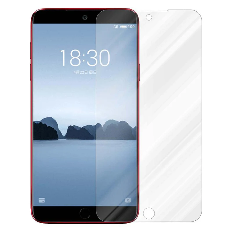 Cadorabo Panzer Folie kompatibel mit MEIZU 15 LITE - Schutzfolie Gehärtetes (Tempered) Display-Schutzglas in 9H Härte mit 3D Touch Kompatibilität