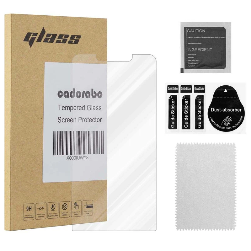 Cadorabo Panzer Folie kompatibel mit WIKO VIEW 2 PLUS - Schutzfolie Gehärtetes (Tempered) Display-Schutzglas in 9H Härte mit 3D Touch Kompatibilität