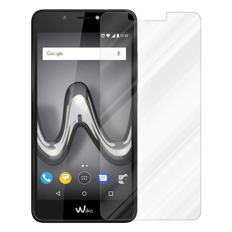 Cadorabo Panzer Folie kompatibel mit WIKO TOMMY 2 PLUS - Schutzfolie Gehärtetes (Tempered) Display-Schutzglas in 9H Härte mit 3D Touch Kompatibilität