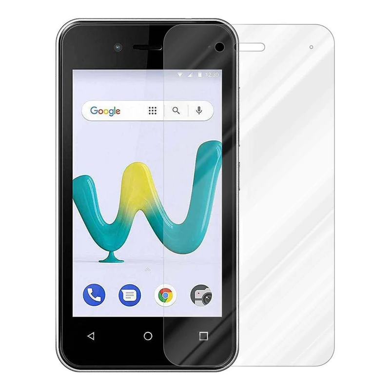 Cadorabo Panzer Folie kompatibel mit WIKO SUNNY 3 MINI - Schutzfolie Gehärtetes (Tempered) Display-Schutzglas in 9H Härte mit 3D Touch Kompatibilität