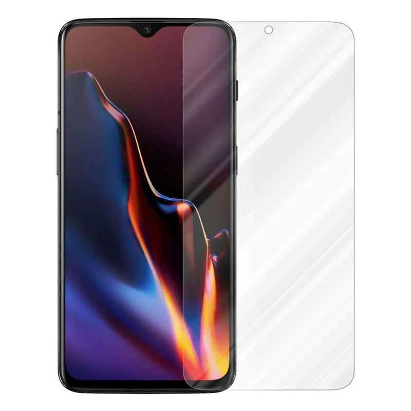 Cadorabo Panzer Folie kompatibel mit OnePlus 6T - Schutzfolie Gehärtetes (Tempered) Display-Schutzglas in 9H Härte mit 3D Touch Kompatibilität