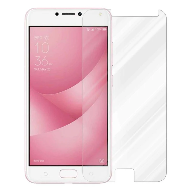 Cadorabo Panzer Folie kompatibel mit Asus ZenFone 4 MAX (5.2 Zoll) - Schutzfolie Gehärtetes (Tempered) Display-Schutzglas in 9H Härte mit 3D Touch Kompatibilität