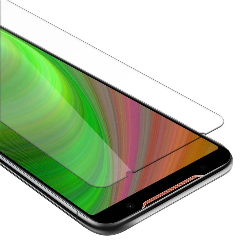 Cadorabo Panzer Folie kompatibel mit Asus ROG Phone - Schutzfolie Gehärtetes (Tempered) Display-Schutzglas in 9H Härte mit 3D Touch Kompatibilität