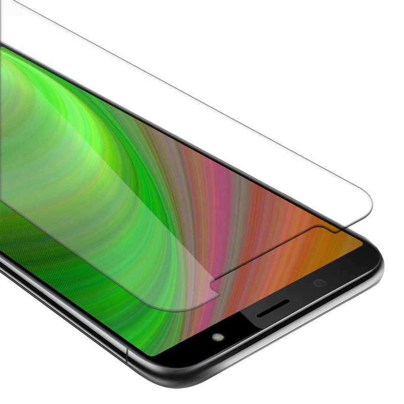 Cadorabo Panzer Folie kompatibel mit HTC U12 LIFE - Schutzfolie Gehärtetes (Tempered) Display-Schutzglas in 9H Härte mit 3D Touch Kompatibilität