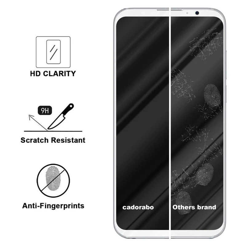 Cadorabo Vollbild Panzer Folie kompatibel mit MEIZU 16TH - Schutzfolie Gehärtetes (Tempered) Display-Schutzglas in 9H Härte mit 3D Touch