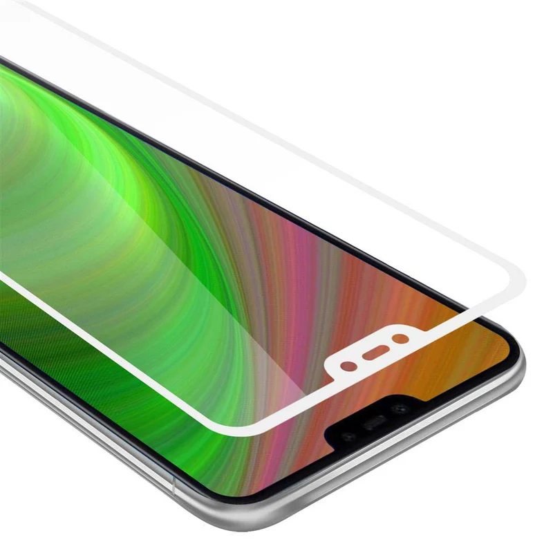 Cadorabo Vollbild Panzer Folie kompatibel mit Xiaomi Mi 8 LITE - Schutzfolie Gehärtetes (Tempered) Display-Schutzglas in 9H Härte mit 3D Touch