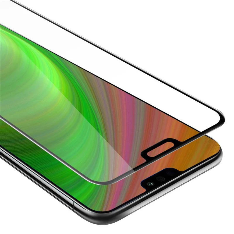 Cadorabo Vollbild Panzer Folie kompatibel mit Honor 8X - Schutzfolie Gehärtetes (Tempered) Display-Schutzglas in 9H Härte mit 3D Touch