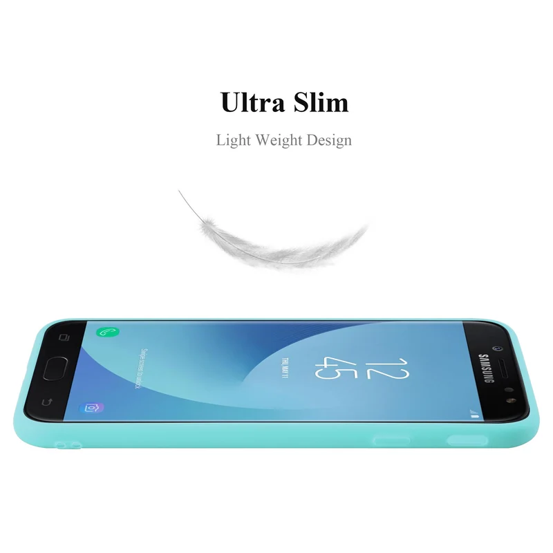 Cadorabo Hülle kompatibel mit Samsung Galaxy J3 2017 US Version Schutzhülle aus flexiblem TPU Silikon