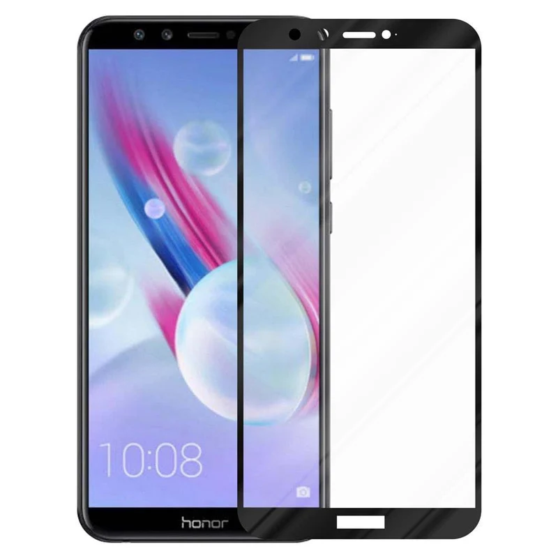 Cadorabo Vollbild Panzer Folie kompatibel mit Honor 9 LITE - Schutzfolie Gehärtetes (Tempered) Display-Schutzglas in 9H Härte mit 3D Touch