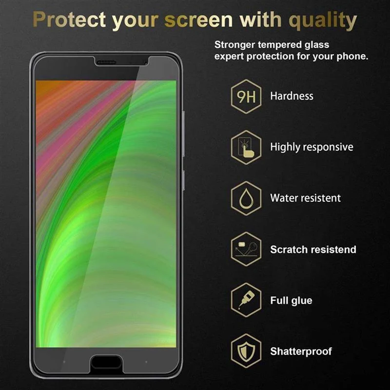 Cadorabo Panzer Folie kompatibel mit Xiaomi RedMi PRO - Schutzfolie Gehärtetes (Tempered) Display-Schutzglas in 9H Härte mit 3D Touch Kompatibilität