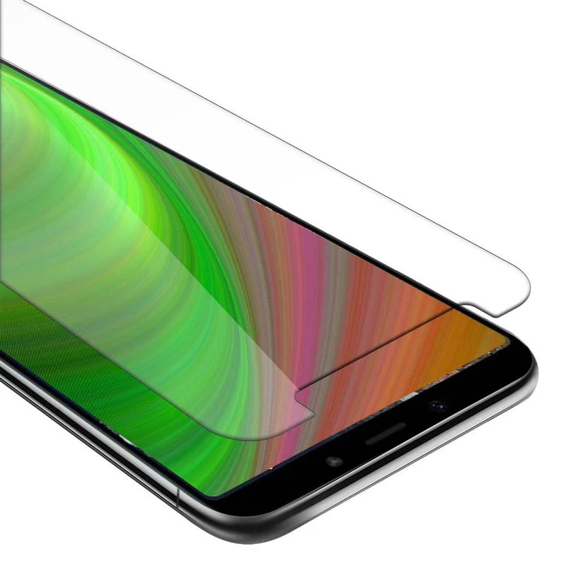 Cadorabo Panzer Folie kompatibel mit Xiaomi Mi A2 / Mi 6X - Schutzfolie Gehärtetes (Tempered) Display-Schutzglas in 9H Härte mit 3D Touch Kompatibilität