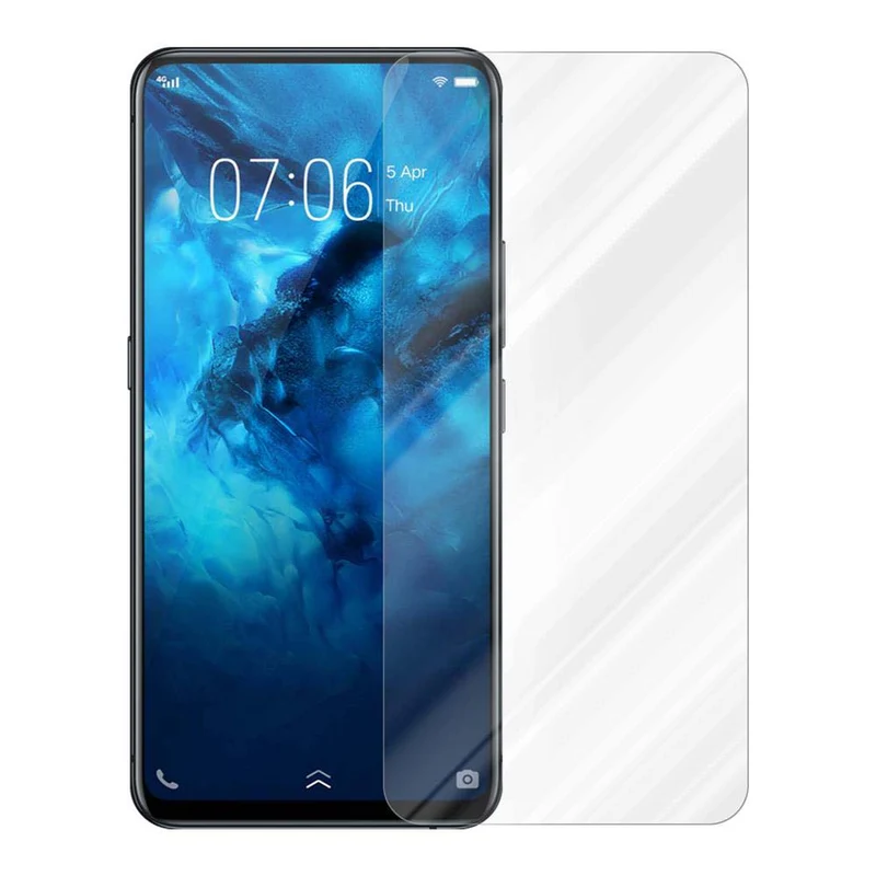 Cadorabo Panzer Folie kompatibel mit Vivo NEX - Schutzfolie Gehärtetes (Tempered) Display-Schutzglas in 9H Härte mit 3D Touch Kompatibilität