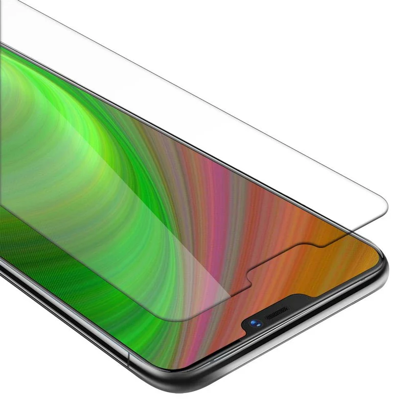 Cadorabo Panzer Folie kompatibel mit Vivo X21 - Schutzfolie Gehärtetes (Tempered) Display-Schutzglas in 9H Härte mit 3D Touch Kompatibilität