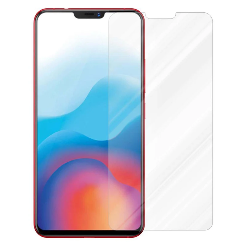 Cadorabo Panzer Folie kompatibel mit Vivo X21 - Schutzfolie Gehärtetes (Tempered) Display-Schutzglas in 9H Härte mit 3D Touch Kompatibilität