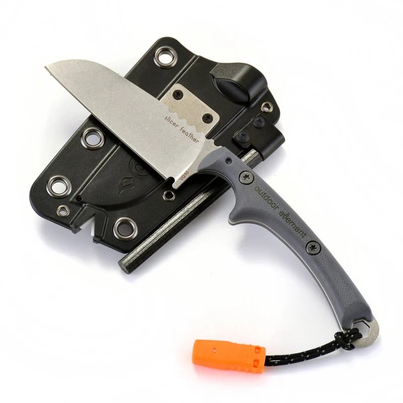 slicer feather camp kitchen survival knife