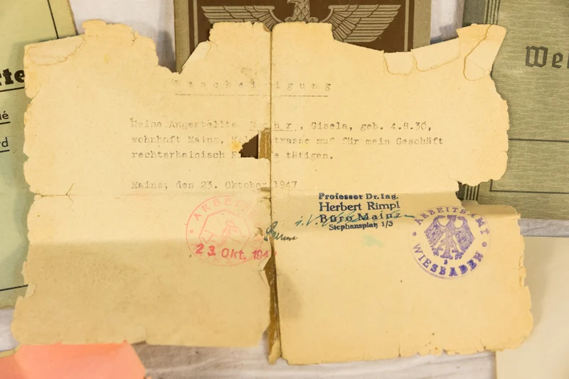 Konvolut Dokumente nur Familie mit Wehrpass