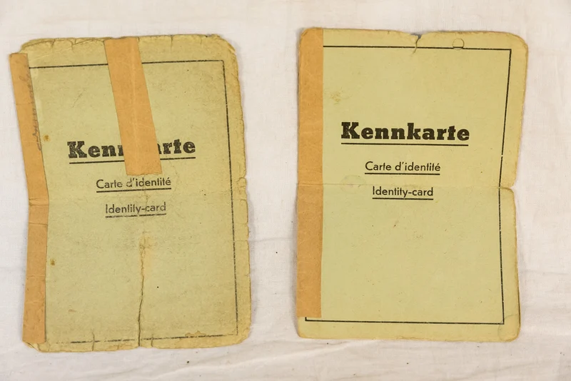 Konvolut Dokumente nur Familie mit Wehrpass