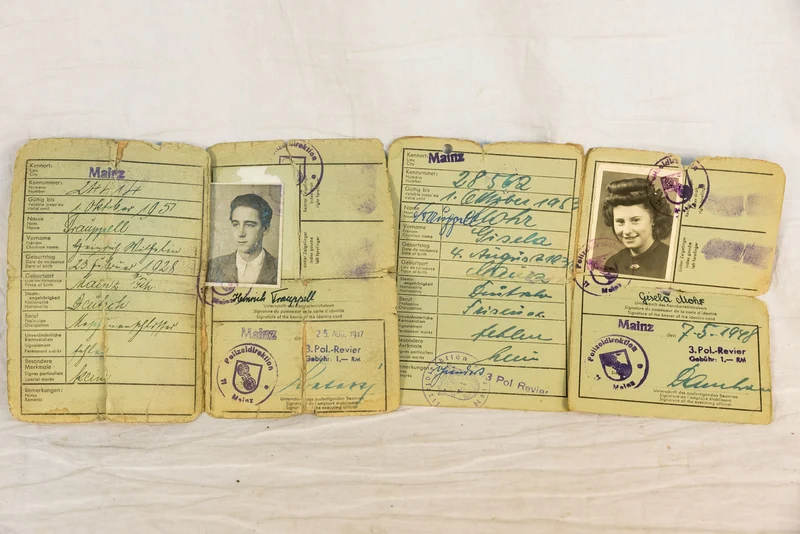 Konvolut Dokumente nur Familie mit Wehrpass