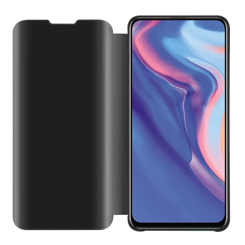 Cadorabo Hülle kompatibel mit Huawei P SMART Z / Y9 PRIME 2019 / Enjoy 10 PLUS Clear View Spiegel Schutzhülle mit Standfunktion 360 Grad Schutz
