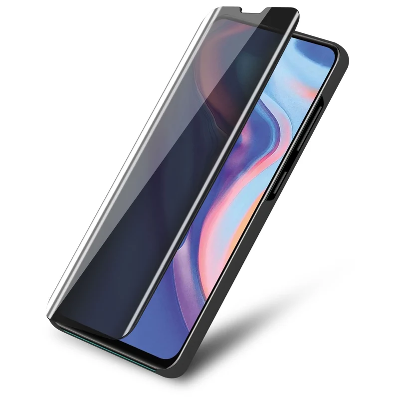 Cadorabo Hülle kompatibel mit Huawei P SMART Z / Y9 PRIME 2019 / Enjoy 10 PLUS Clear View Spiegel Schutzhülle mit Standfunktion 360 Grad Schutz