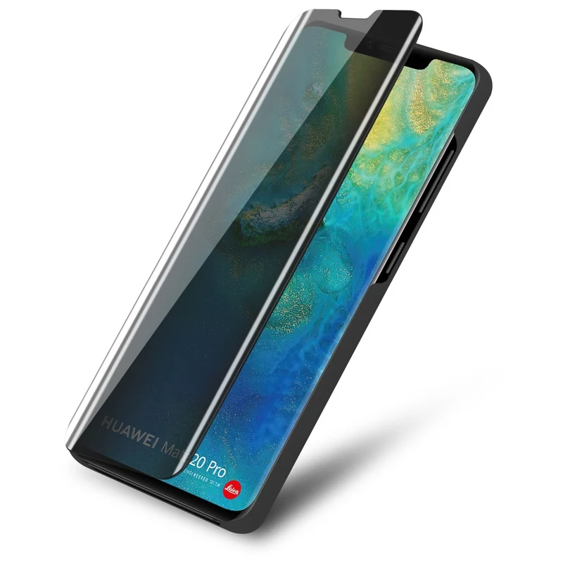 Cadorabo Hülle kompatibel mit Huawei MATE 20 PRO Clear View Spiegel Schutzhülle mit Standfunktion 360 Grad Schutz