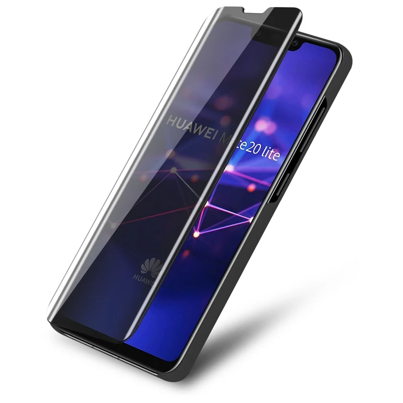 Cadorabo Hülle kompatibel mit Huawei MATE 20 LITE Clear View Spiegel Schutzhülle mit Standfunktion 360 Grad Schutz
