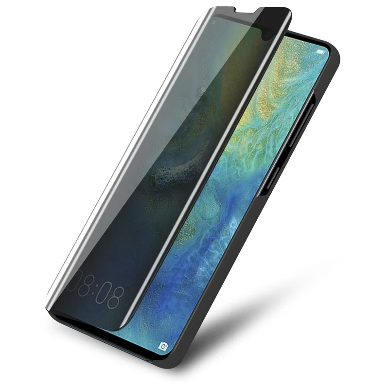Cadorabo Hülle kompatibel mit Huawei MATE 20 Clear View Spiegel Schutzhülle mit Standfunktion 360 Grad Schutz