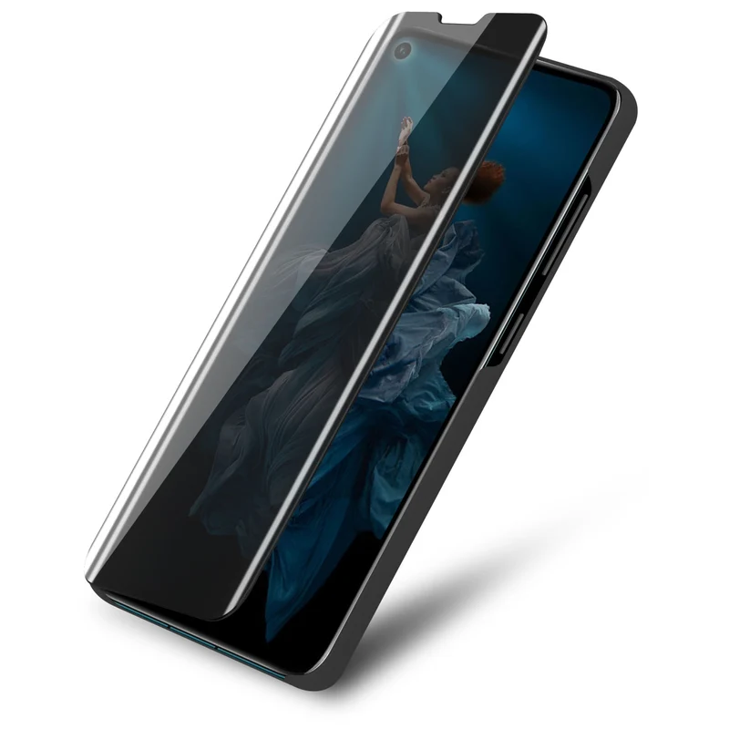 Cadorabo Hülle kompatibel mit Honor 20 PRO Clear View Spiegel Schutzhülle mit Standfunktion 360 Grad Schutz