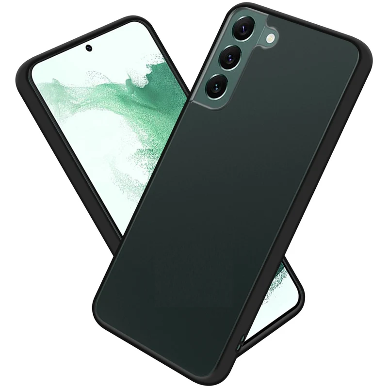 Cadorabo Hülle kompatibel mit Samsung Galaxy S22 PLUS Hybrid Schutzhülle mit TPU Silikon Innenseite und matter Kunststoff Rückseite