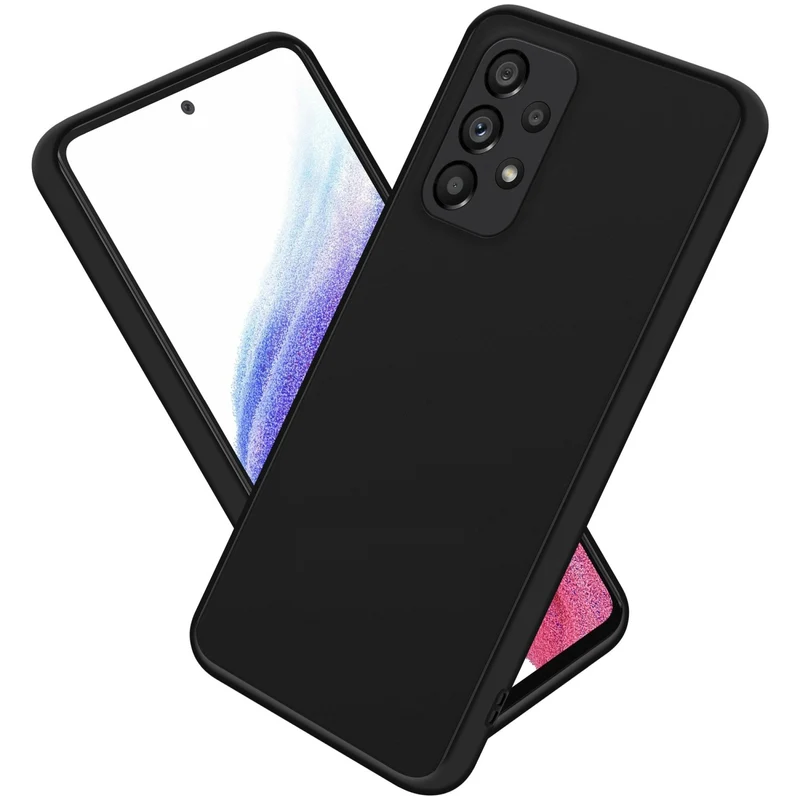 Cadorabo Hülle kompatibel mit Samsung Galaxy A53 5G Hybrid Schutzhülle mit TPU Silikon Innenseite und matter Kunststoff Rückseite