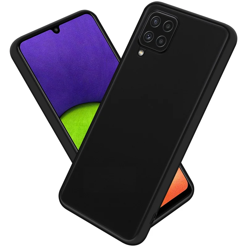 Cadorabo Hülle kompatibel mit Samsung Galaxy A22 4G / M22 / M32 4G Hybrid Schutzhülle mit TPU Silikon Innenseite und matter Kunststoff Rückseite